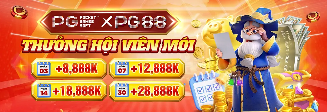 pg88 thưởng thành viên mới